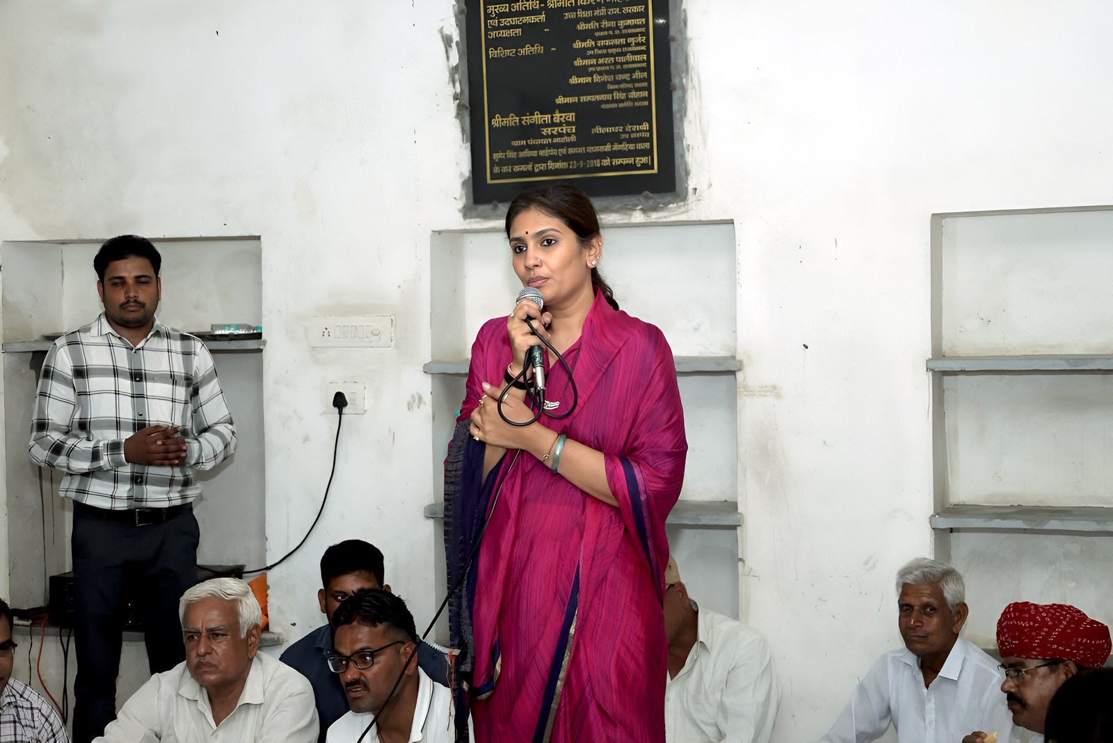 Strengthening Community Halls is the Foundation of Rural Development: MLA Deepti Kiran Maheshwari Community Hall Expansion Inaugurated at Mengtiya Kalan
