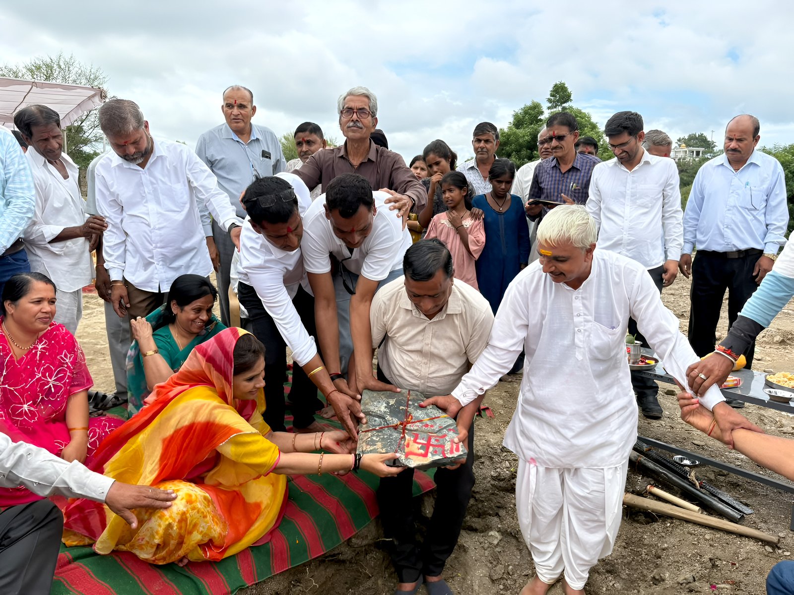Foundation Stone Laid for Multi-Purpose Veterinary Hospital at Mehta Magri, Dhoinda; Major Relief for Livestock Farmers